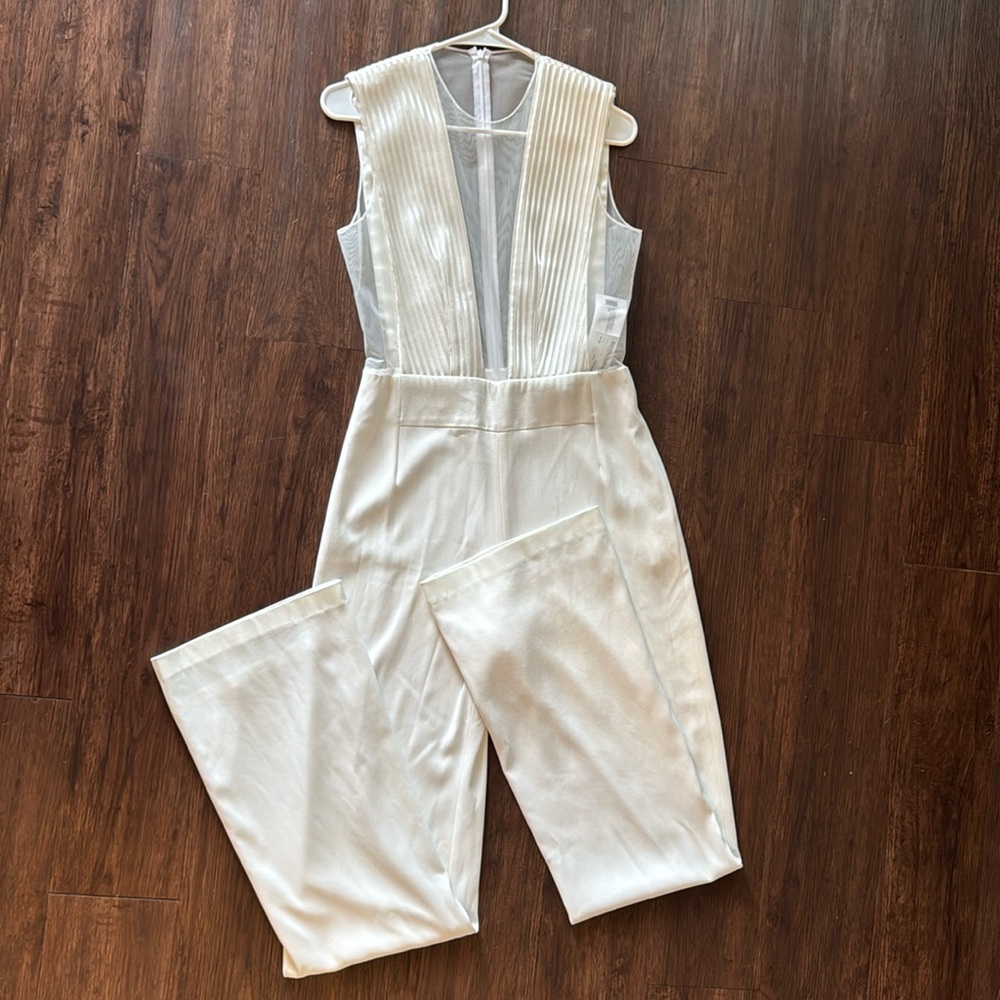 Galvan London White Jumpsuit